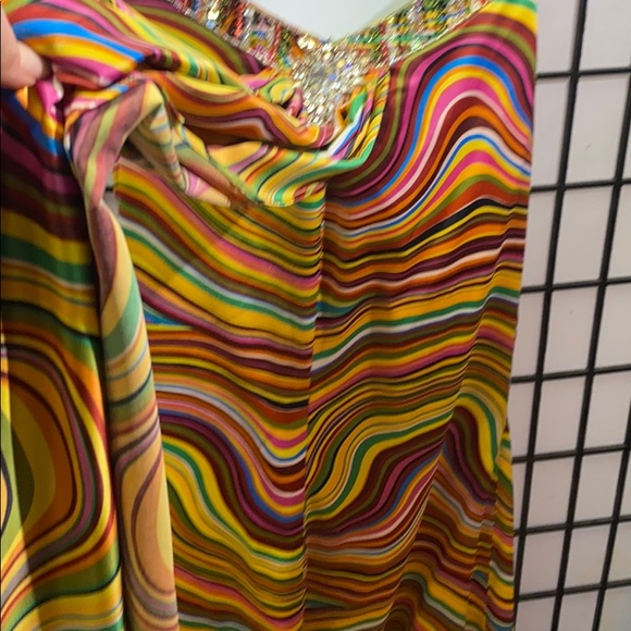 Tony Bowls Paris Flowing Floor Length Size 4 - Picture 10 of 14